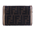 Fendi Zucca Compact Wallet, back view